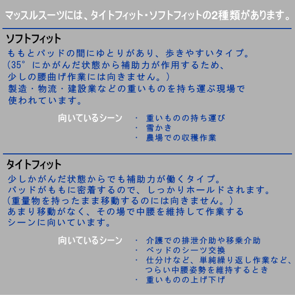 イノフィス マッスルスーツ Every ソフトフィット パワースーツ 補助