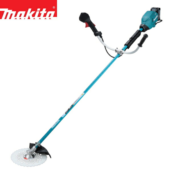 【P5倍】 Makita　マキタ　充電式　草刈機　MUR005GRM　刈込み幅255mm　Uハンドル　40Vmax　カラミトリ機能付　軽量/ハイパワー/低騒音/排ガスゼロ　【バナーからエントリーでポイント5倍　7/19 20:00 - 7/26 1:59】｜農薬・資材・農機のおてんとさん