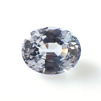 【氷の世界】 アイスブルーサファイア オーバルシェイプ 約1.30cts