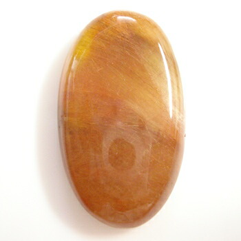【赤銅色に輝くコッパールチル】 ルチルクォーツ カボション 約24.53cts