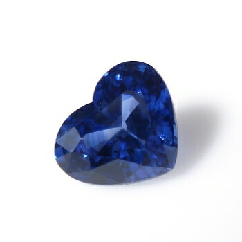 【超美品】\u003cBR\u003e青碧サファイア\u003cBR\u003eハート型シェイプ 約1.38cts\u003cBR\u003e