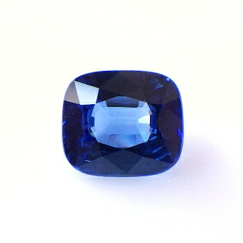 【超美品】\u003cBR\u003e青碧サファイア\u003cBR\u003e座蒲団 約1.16cts\u003cBR\u003e
