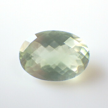 【マスカットカラーのぶどう石】 プレーナイト（プレナイト・プリーナイト） オーバルシェイプ 約5.53cts 11,385円