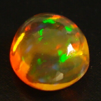 【オーロラを閉じ込めた石】 メキシコオパール オーバルカボション 約0.70cts