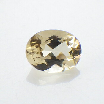 【シャンパンカラー】 パステルイエロートルマリン オーバルシェイプ 約1.26cts