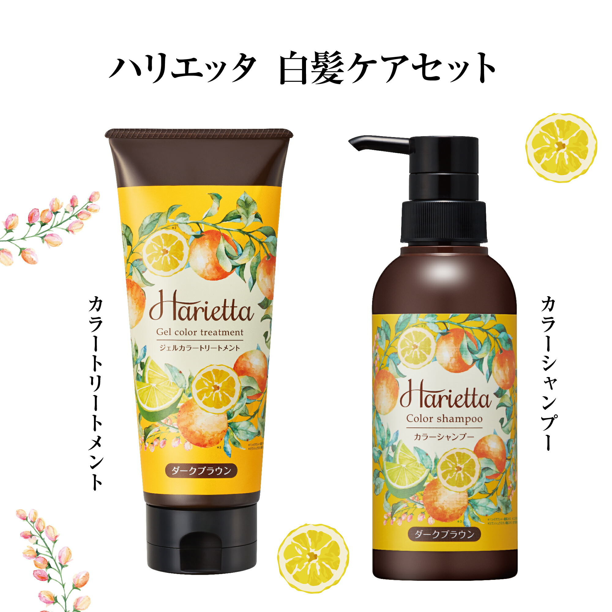 カラートリートメントセット シャンプー・トリートメント RIN. シャンプー&トリートメントセット 各500ml【髪のお悩み専門