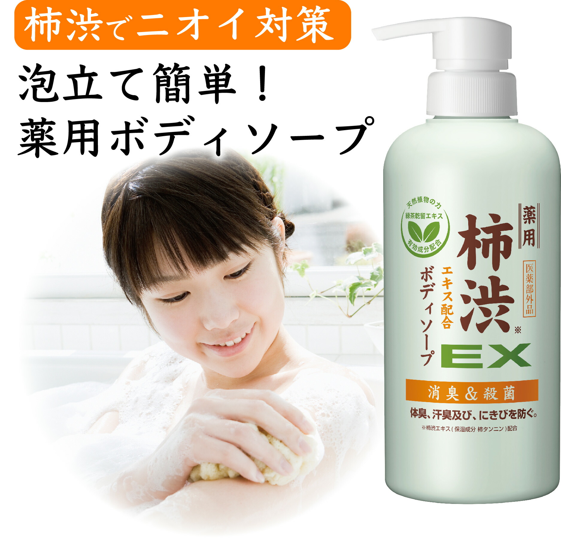 楽天市場】[マラソン中はクーポンで10％OFF] エスジェ 薬用柿渋エキス配合ボディソープ リンスインシャンプー セット 浴用 柿渋 生協 公式 :  かがやくコスメ