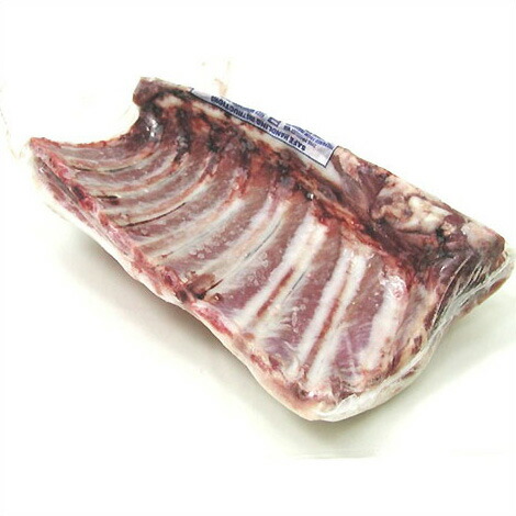 【Kg当たり5,616円】放牧 ラム スタンダードラック 仔羊の背骨付き背肉 カブリ付き 不定貫 約1.2-1.4Kg  オーストラリア産 グラスフェッド 子羊 オージー・ラム