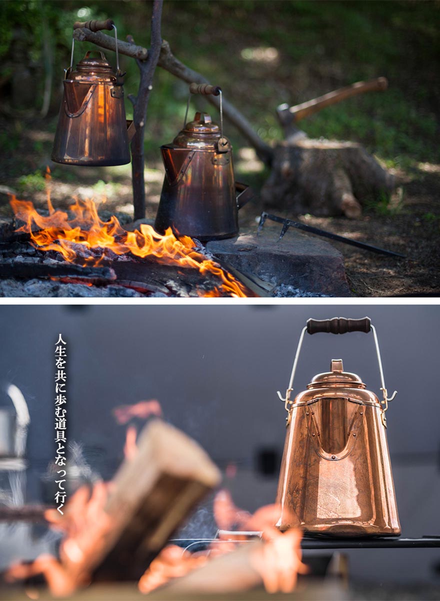 1月末入荷予定 予約注文 調理 製菓道具 グランマーコッパーケトル 大 5 2l おしゃれ Grandmas ヤカン Copper Kettle ファイヤーサイド ヤカン やかん ケトル おしゃれ Fireside キャンプ 焚き火 薪ストーブ スチーマー 男のmono Style銅製ケトル 直火 日本製 コーヒー