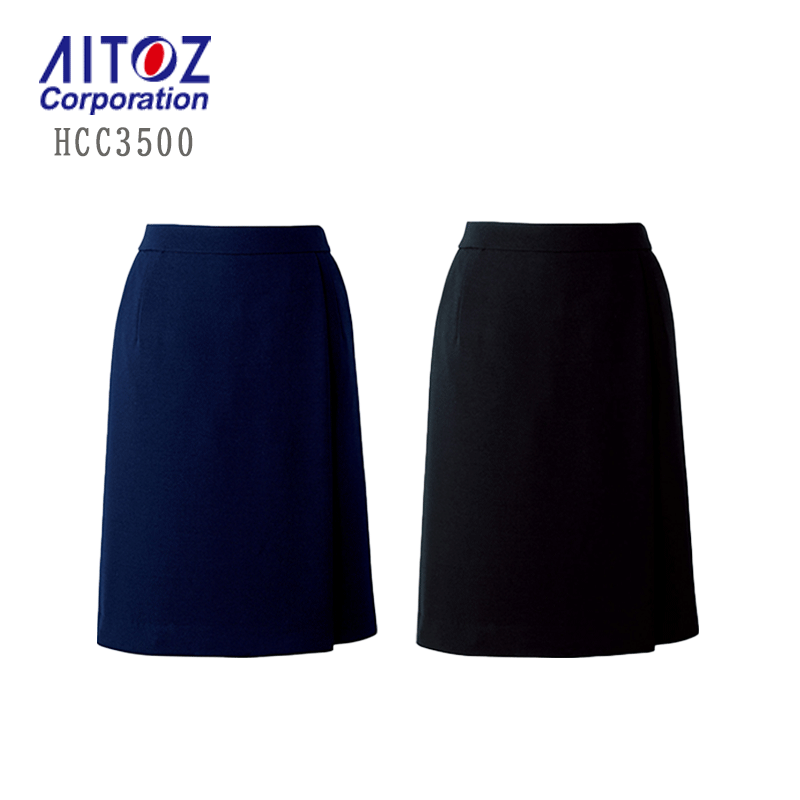 事務服 さる股引き レディース HCC3500 アイトス 直線コース 事務服-キュロット-レディースファッション