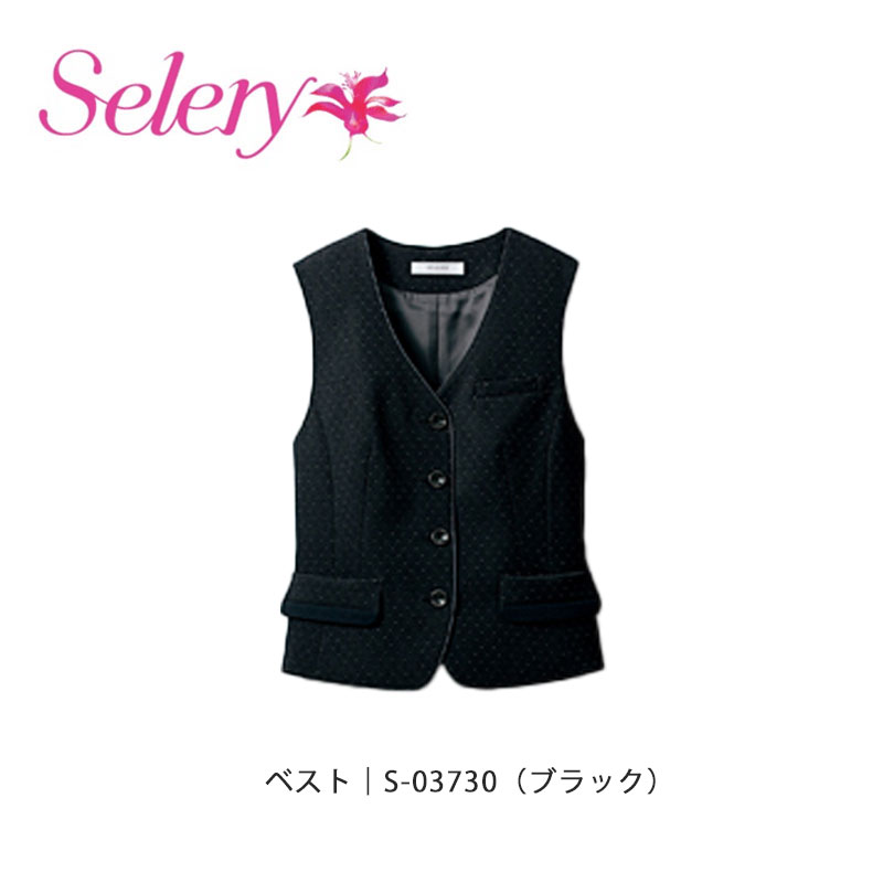 事務服 制服 ベスト レディース ホームクリーニング セロリー Selery S03730 8,809円