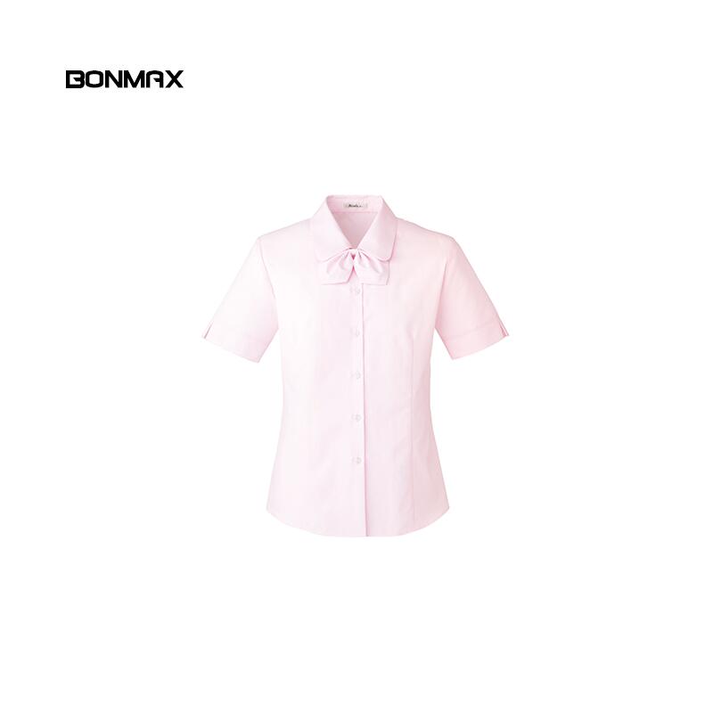 事務服ボンマックスBONMAX半袖ブラウスRB4553事務服事務ビジネス通勤仕事シンプルデザイン