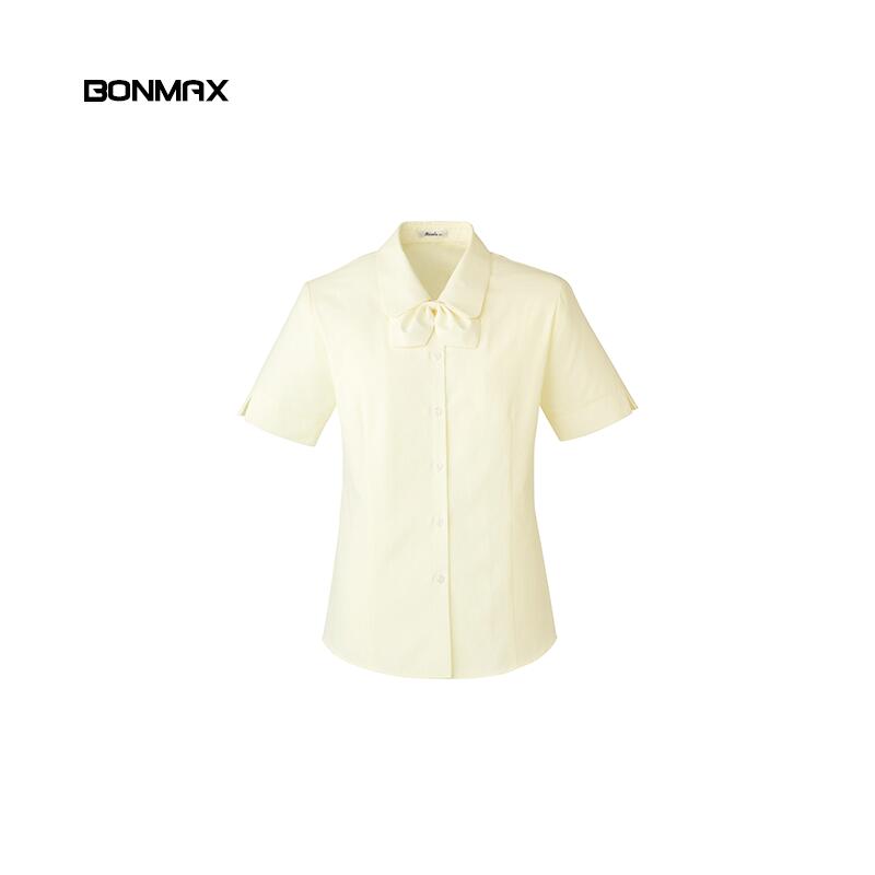 事務服ボンマックスBONMAX半袖ブラウスRB4553事務服事務ビジネス通勤仕事シンプルデザイン