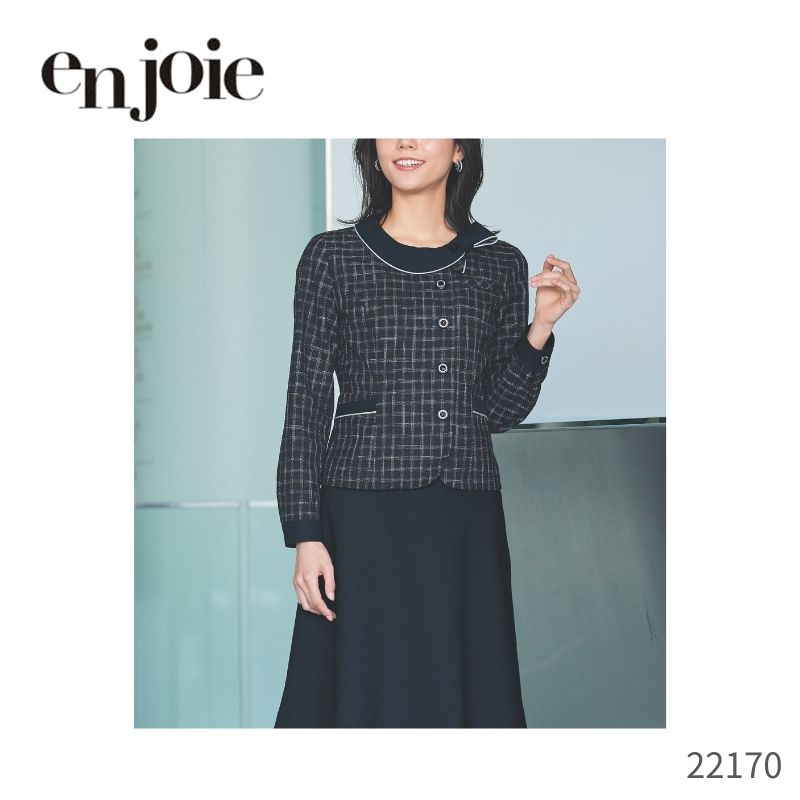 事務服 トップ 長袖大層らしいトップ ジョア en joie 22170 伸ばすこと 事務 ユニフォーム 長袖 レディース 事務室 好いたらしいめ  フォーマル 通い 愛くるしい 雅びやか トップス 分かりやすい  秋 照合のしるし 亭主もち 受け付け 洗える トップ 隠し 米国海軍 赤銅色
