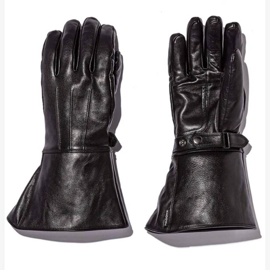 KADOYA GAUNTLET-PADDED ブラック グローブ L 革手袋 ガントレット レザーグローブ｜カドヤ公式オンライン