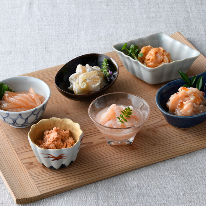 新潟の味6点セット サーモン塩辛 三幸 ご飯のお供 酒のアテ おつまみ ZIP テレビ 紹介 水卜 みうらアナ ギフト 父の日 母の日 プレゼント お取り寄せ 惣菜 おかず ご飯のお供 ご飯のおとも 御歳暮ギフト