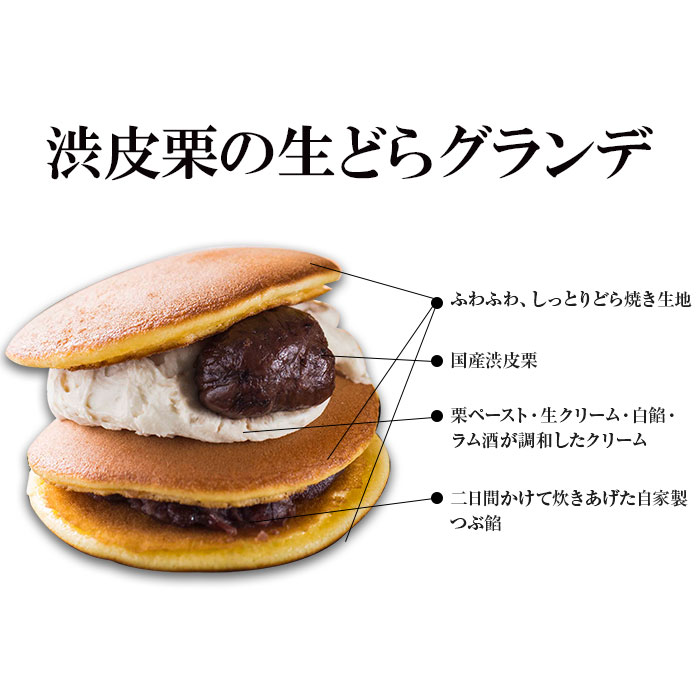 渋皮栗の生どらグランデ