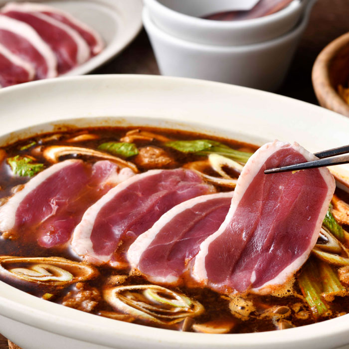 鴨麻辣しゃぶ鍋セット 送料無料 カナール ギフトお歳暮 お中元　2024冬ギフト
