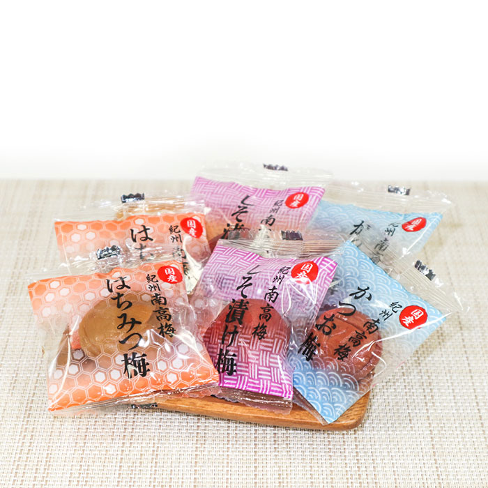 楽天市場】紀州干し梅＜個包装＞（1袋8粒×5袋） 梅干し おやつ 南高梅