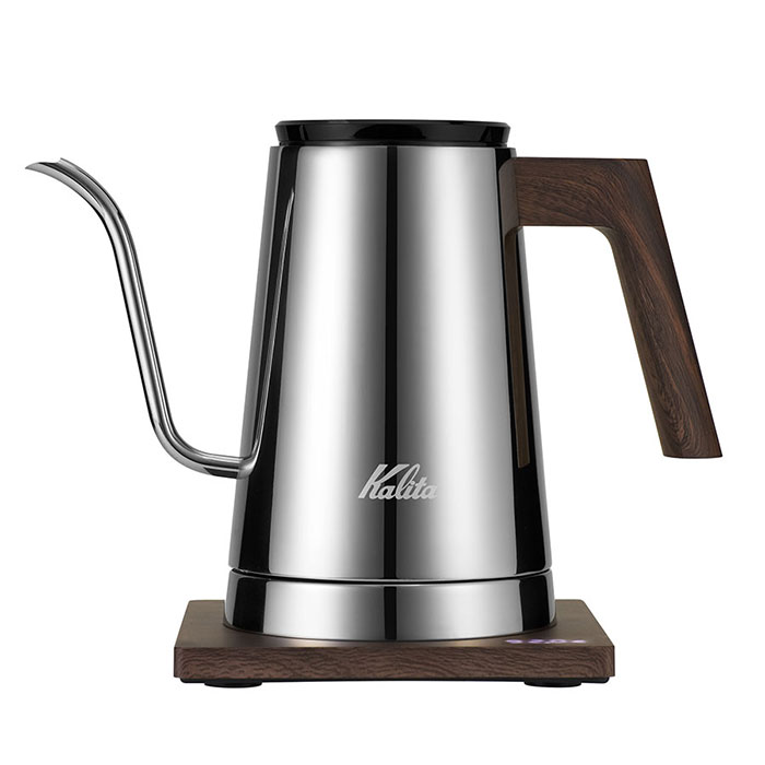 kalita(カリタ) ステンレス鋼製ハンドドリップポット 明かり湯わかし お湯目こぼし押しとどめる 空焚き押しとどめる役立つこと 52249 KEDP-600 (しろがね色) JP