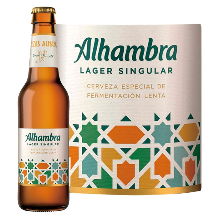 アルハンブラ・エスペシャル・ビール330ml（12本セット） 100% ナチュラル ビール リッチ 風味 滑らか 輝く 金色 麦芽 1925年