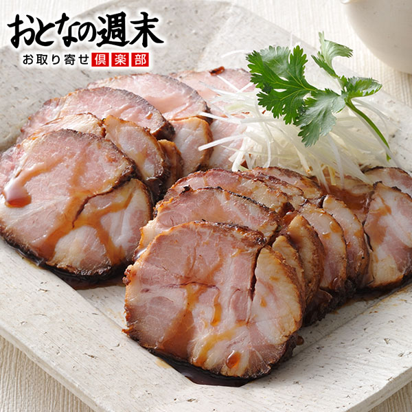 楽天市場 直火焼き 炭火焼豚 送料無料 熟成牛専門店まるはちのチャーシュー 焼き豚 ギフト お歳暮 おとなの週末 お取り寄せ倶楽部