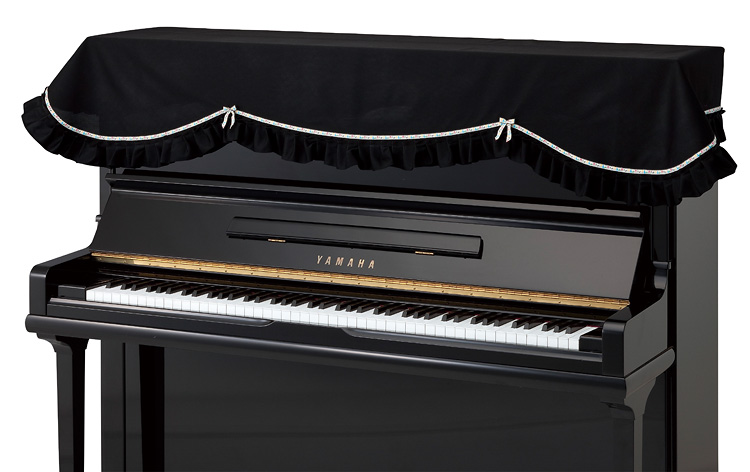 アルプス製 ピアノトップカバー T-OB/BL ブラック （黒）日本製 送料無料：音手箱
