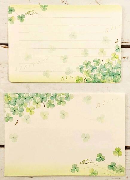 楽天市場 ミニレターセット クロバー音符 Mls 072 フロンティア 音手箱