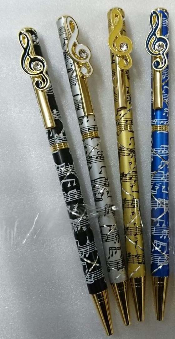 【楽天市場】在庫限り ト音スワロフスキーボールペン レオノーレ 228090030 ピアノ発表会記念品にブラック