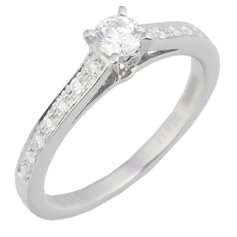 楽天市場】ブシュロン BOUCHERON ファセット ソリテール リング PT950