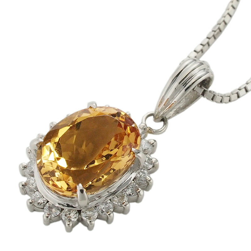 インペリアルトパーズ　ペアシェイプ7×4㍉　K18ペンダントヘッド インペリアルトパーズ ペアシェイプ7×4㍉ K18ペンダントヘッド