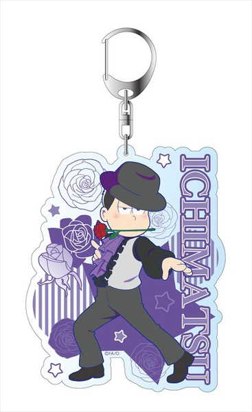 楽天市場】おそ松さん ミツメトロ二クスキーホルダー 一松