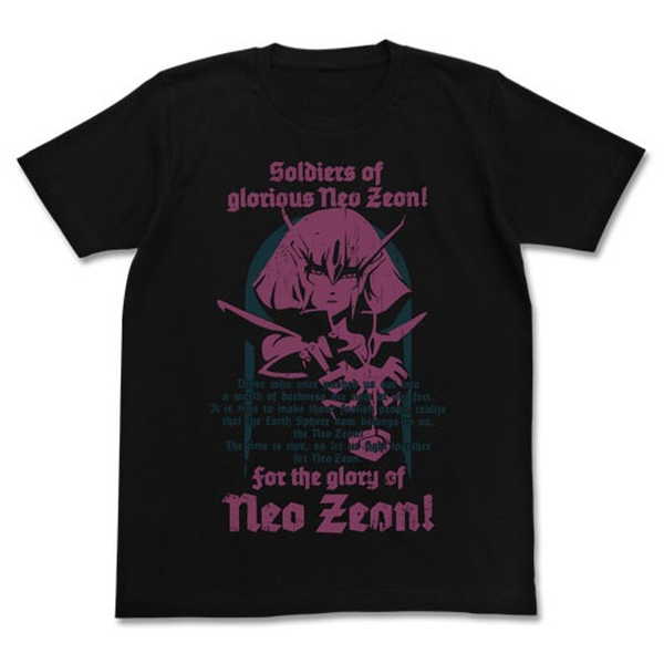機動戦士ガンダムZZ Tシャツ ハマーン・カーン BLACK-M【予約 再販 11月中旬 発売予定】画像