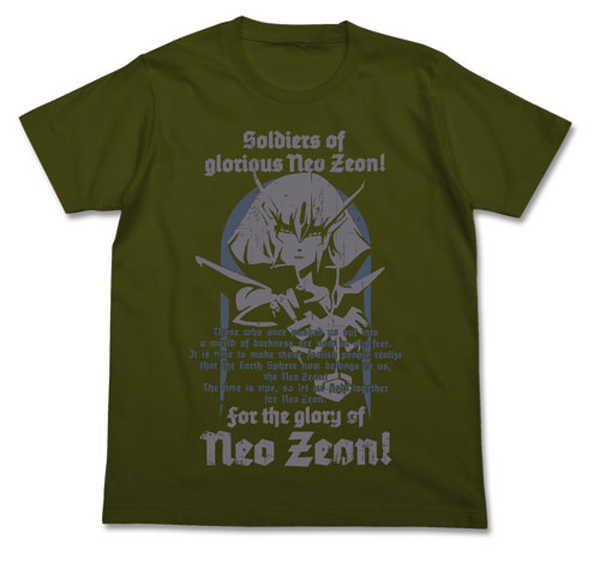 機動戦士ガンダムZZ Tシャツ ハマーン・カーン MOSS-M【予約 再販 11月中旬 発売予定】画像