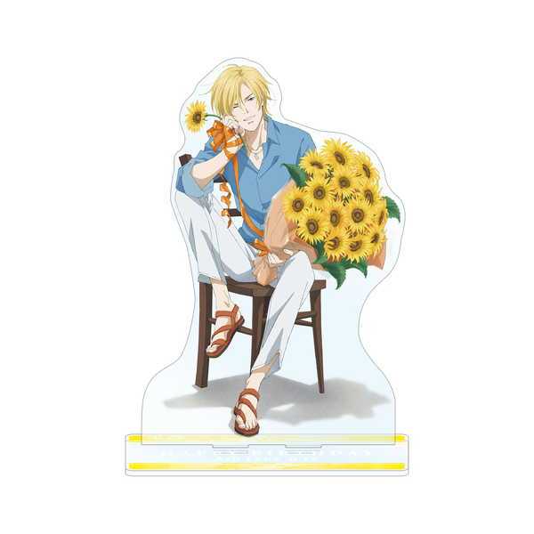 BANANA FISH BIGアクリルスタンド 描き下ろしイラスト アッシュ・リンクス バースデーver.【予約 再販 3月下旬 発売予定】画像
