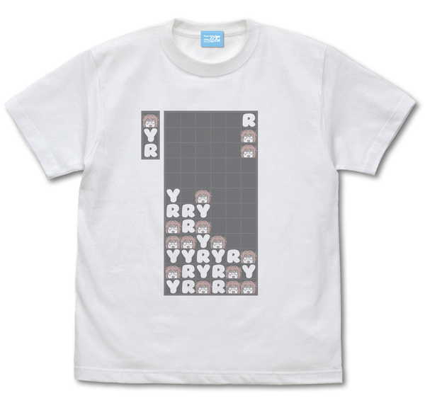ゆるゆり Tシャツ あかり落ちもの WHITE-L【予約 再販 9月上旬 発売予定】画像