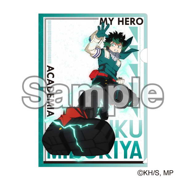 楽天市場】【新品】僕のヒーローアカデミア 場面写クリアファイル 緑谷
