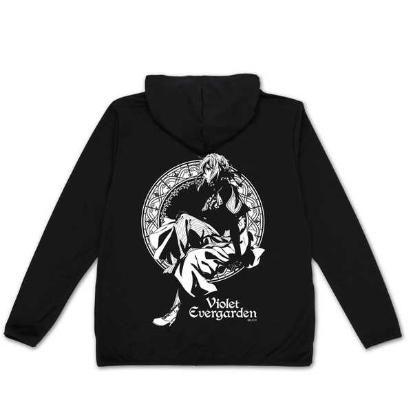 ヴァイオレット・エヴァーガーデン 薄手ト゛ライハ゜ーカー ヴァイオレット・エヴァーガーデン BLACK-L【予約 再販 9月中旬 発売予定】画像