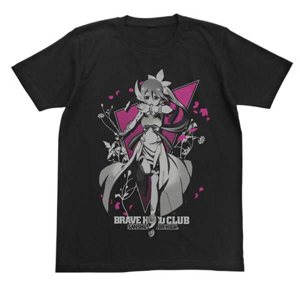 結城友奈は勇者である Tシャツ 結城友奈 BLACK-S【予約 再販 10月下旬 発売予定】画像
