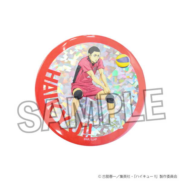 ハイキュー 宮治 プール掃除 グリッター缶バ トレーディンググリッター缶バッジ ハイキュー!!/プール掃除ver