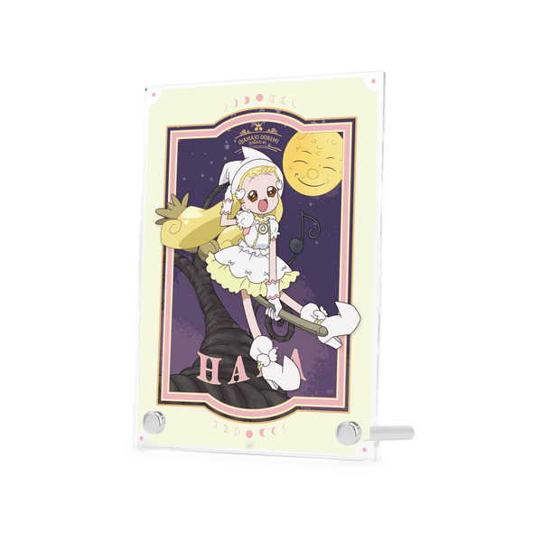 おジャ魔女どれみドッカ〜ン！ ダブルアクリルパネル 描き下ろし ハナ 魔女界へ行くどれみたちver.【予約 再販 12月中旬 発売予定】画像