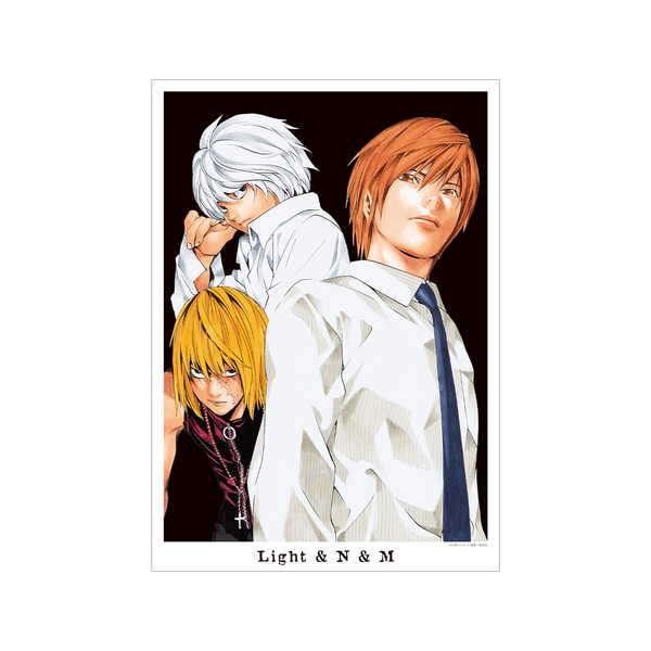 DEATH NOTE A3マット加工ポスター 夜神月＆ニア＆メロ【予約 07/下 発売予定】画像