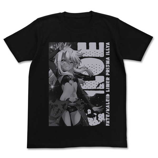 Fate/kaleid liner プリズマ☆イリヤ ツヴァイ ヘルツ！ Tシャツ クロエ BLACK-L【予約 09/中 発売予定】画像