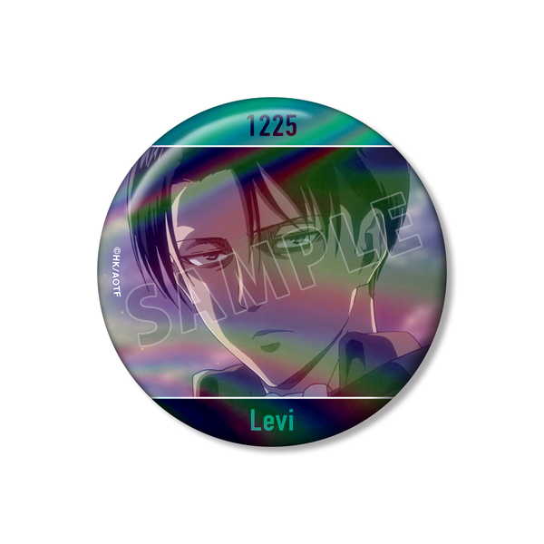 楽天市場】【売り切れ】進撃の巨人 リヴァイ ホログラムビッグ缶バッジ