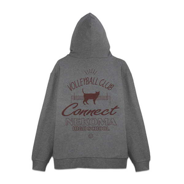 ハイキュー!! ジップパーカー 音駒高校バレーボール部 Ver.2.0 MIX GRAY-XXL【予約 再販 6月上旬 発売予定】