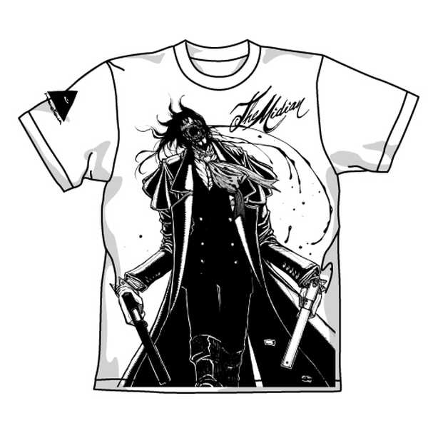 Hellsing Tシャツ ミディアン WHITE-XL【予約 再販 5月下旬 発売予定】画像