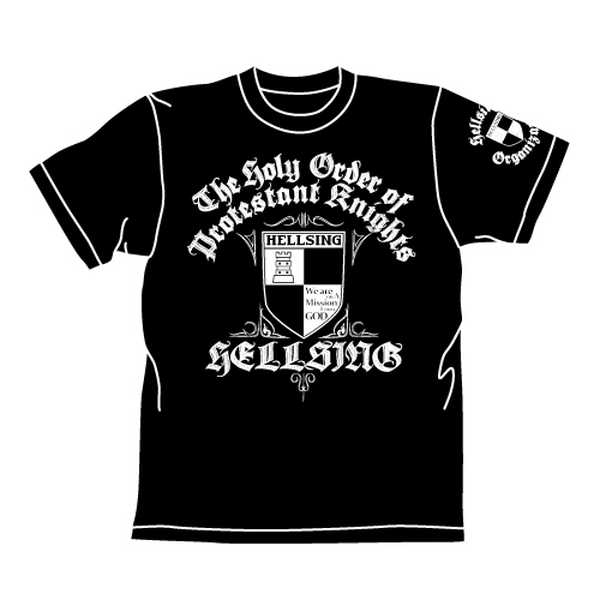 Hellsing Tシャツ ヘルシング機関 BLACK-M【予約 再販 10月中旬 発売予定】画像