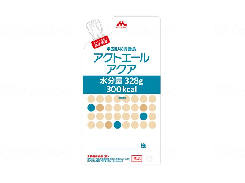 【ポイント2倍！4/10 01:59まで！】【メーカー直送品】アクトエールアクア バッグ 半固形 （400g×20個） 熱量400kcal 森永 クリニコ カフェオレ風味 経管栄養