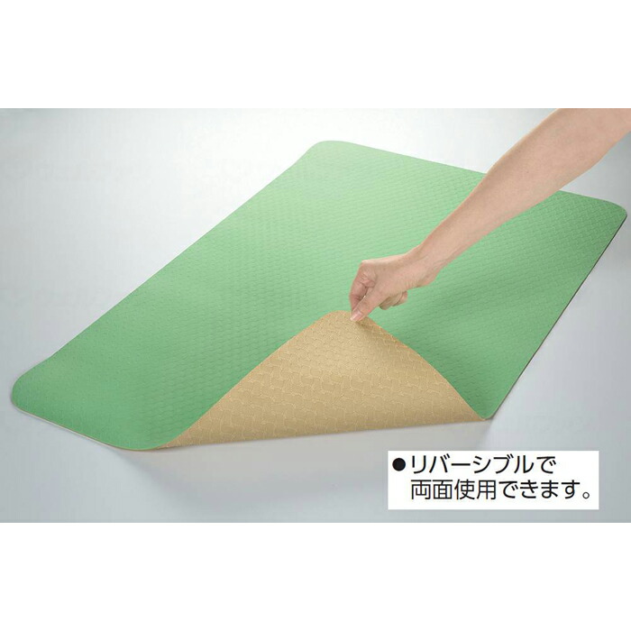 お風呂洗い場マット 薄型 つまずきにくい すべりにくい ゴム素材 軽量 防カビ 洗い場用 入浴用マット お風呂マット 浴室マット 転倒防止 高齢者 入浴介助 安全対策 在宅介護 施設 福祉 介護用品 サンコー
