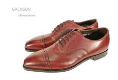 【高級】グレンソン GRENSON UK8 1/2 　革靴　イギリス製 GRENSON(グレンソン) LONDON(ロンドン) セミスクエアトウの